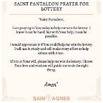 st pantaleon prayer for lottery